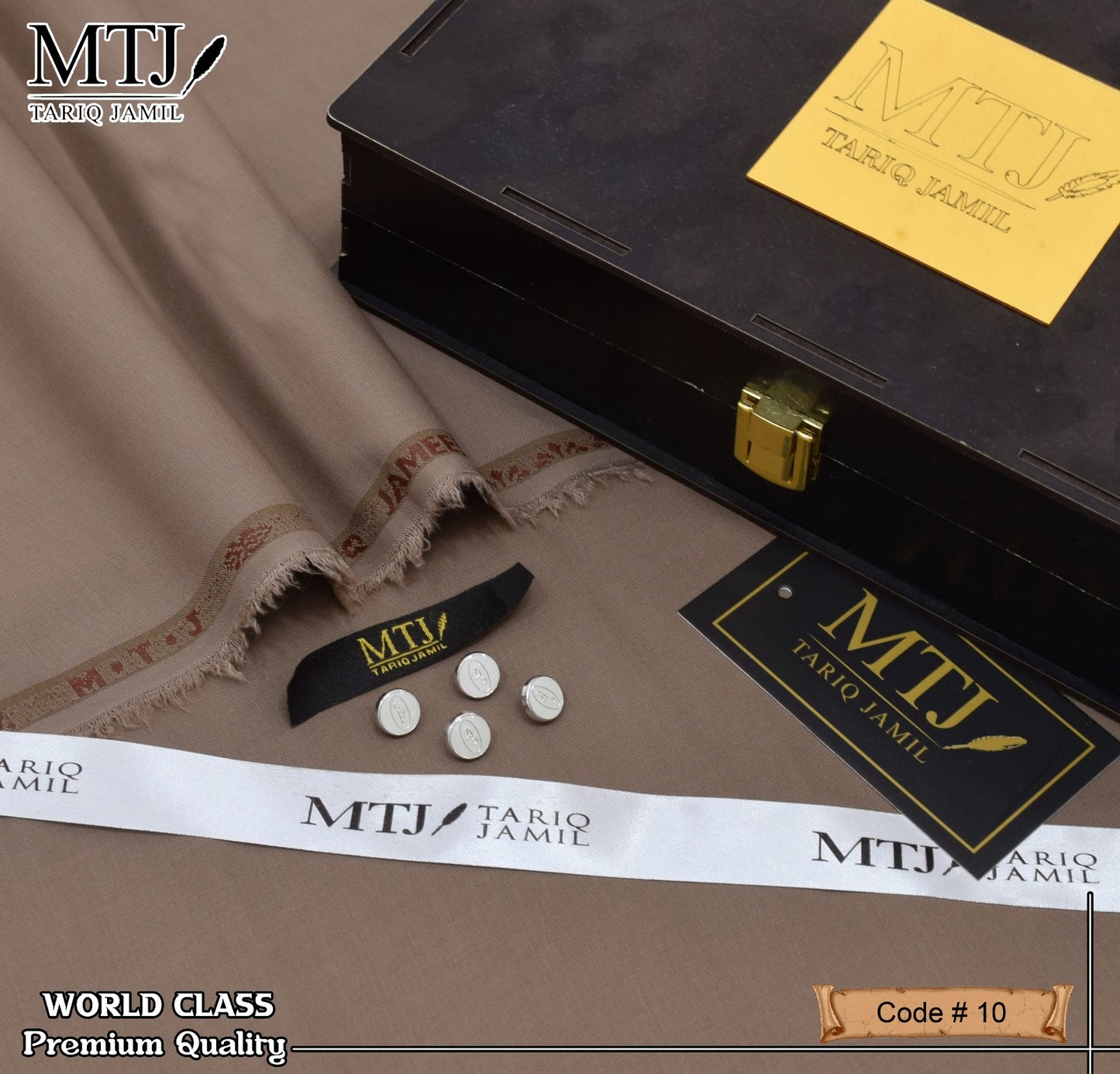 MTJ PREMIUM WASH N WEAR WITH BOX AND BAG ( ROSE WOOD )