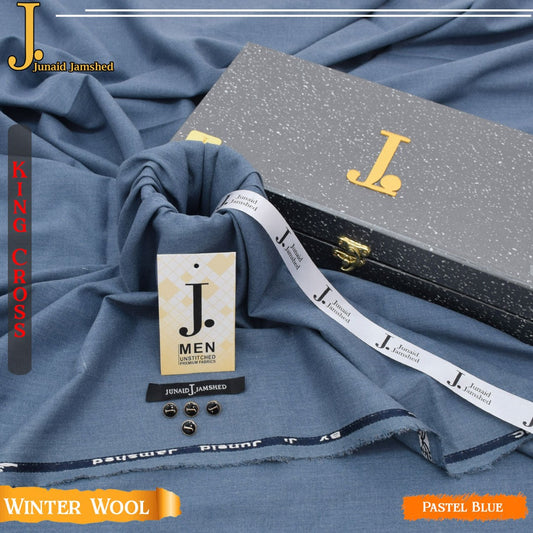 J. Elite Class Premium king Cross Wool With Luxury Box & Bag  PASTEL BLUE