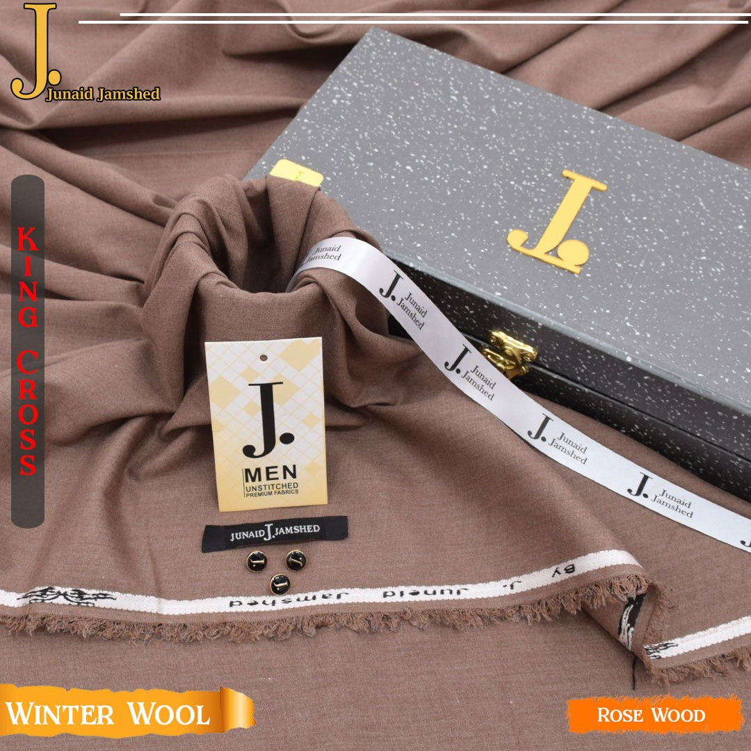 J. Elite Class Premium king Cross Wool With Luxury Box & Bag  ROSE WOOD