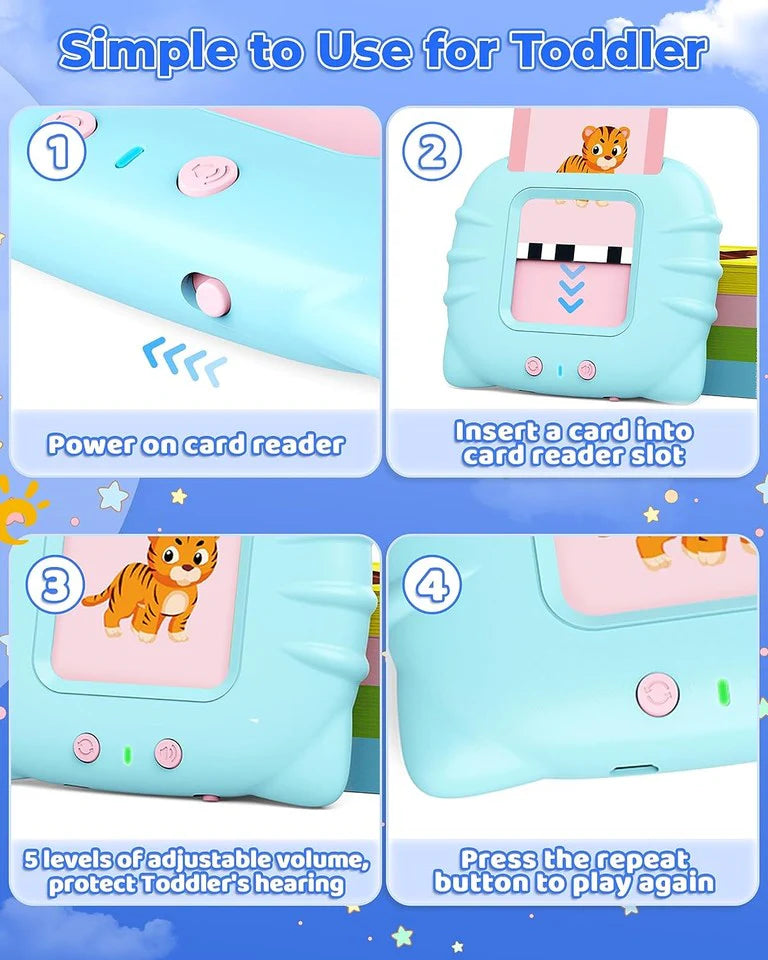 Rechargeable Flash card Reader Toddler Toy