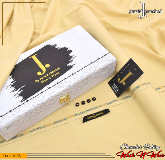 J. Elite Class 4 Season Wash N Wear With Luxury Box & Bag  ( VANILA )