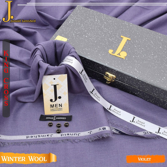 J. Elite Class Premium king Cross Wool With Luxury Box & Bag  VIOLET