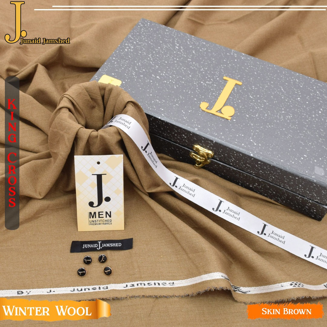 J. Elite Class Premium king Cross Wool With Luxury Box & Bag  SKIN BRWON