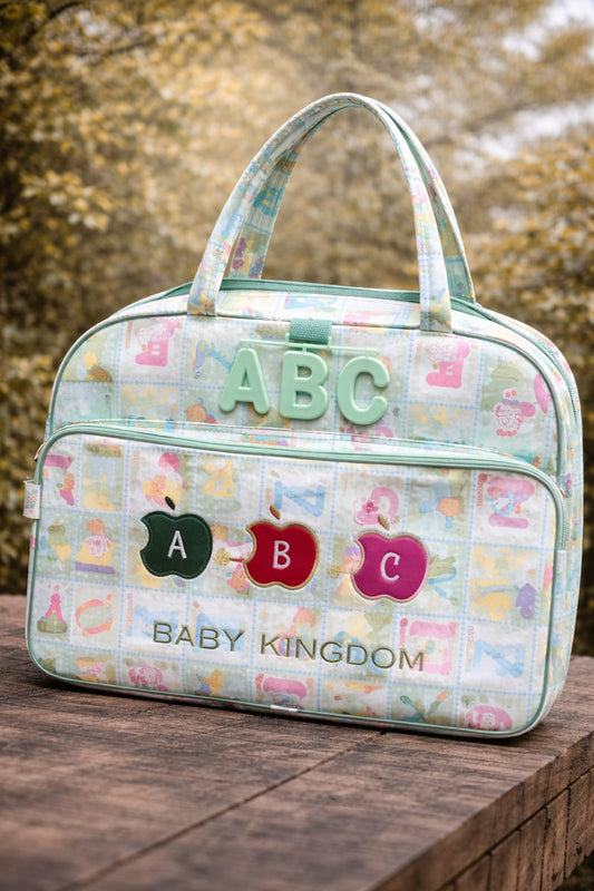 PREMIUM WOMEN BABY BAG WITH SPACIOUS COMPARTMENTS  ( GREEN )