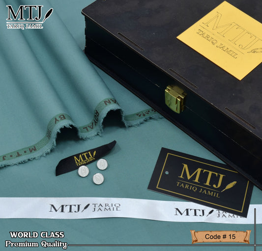 MTJ PREMIUM WASH N WEAR WITH BOX AND BAG  ( AQUA )