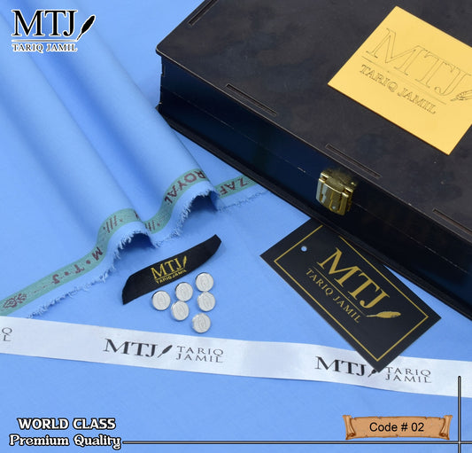 MTJ PREMIUM WASH N WEAR WITH BOX AND BAG  ( SKY BLUE )