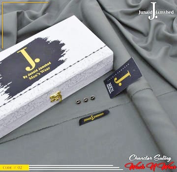 J. Elite Class 4 Season Wash N Wear With Luxury Box & Bag  ( SILVER GREY )